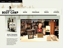 Tablet Screenshot of creativebootcamp.net